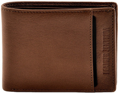 

Leather Zentrum Men Tan Genuine Leather Wallet(8 Card Slots)