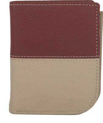 

Aoris Men Beige Genuine Leather Wallet(7 Card Slots), Brown-05