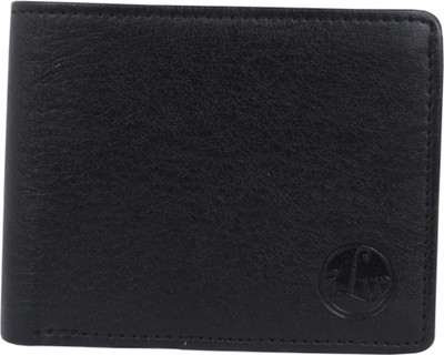 

ilw Men Black Artificial Leather Wallet(6 Card Slots)