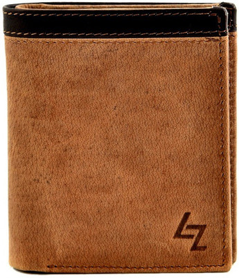 

Leather Zentrum Men Tan Genuine Leather Wallet(2 Card Slots)