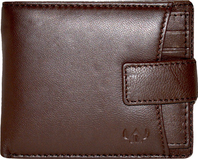 

DHide Designs Men Brown Genuine Leather Wallet(10 Card Slots)