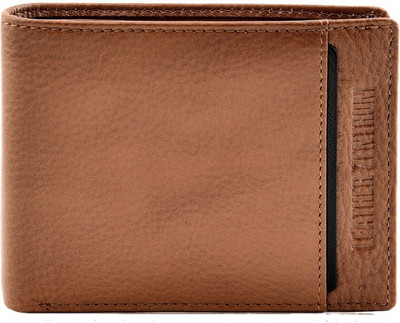 

Leather Zentrum Men Tan Genuine Leather Wallet(4 Card Slots)