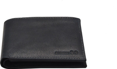 

STREET 99 Men Black, Blue Genuine Leather Wallet(15 Card Slots)