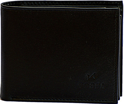 

Vossa Men Black Genuine Leather Wallet(13 Card Slots)