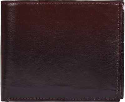 

PRINTZ Men Brown Genuine Leather Wallet(9 Card Slots), Mgwd-407200br