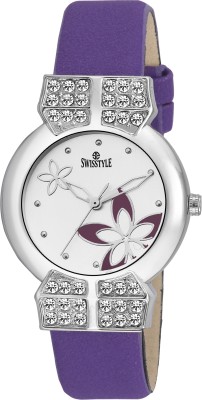 Swisstyle SS-LR334-WHT-PRP Watch  - For Women   Watches  (Swisstyle)