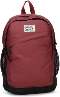 

Levi's Jean guy back pack 2.8 L Backpack(Black, Red), Maroon