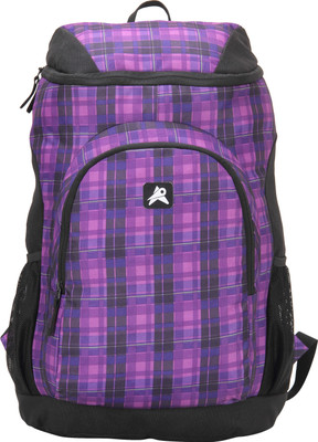 PinStar Tetra Day - Tartan 25 L Backpack(Purple)