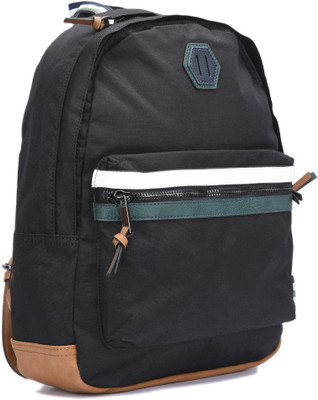 ALDO QENAWEN 1.5 L Backpack, Black/white/green combo w/gunmetal hw