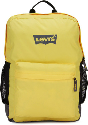 

Levi's Two tone back pack 2.8 L Backpack(Black, Yellow), Yellow + grey