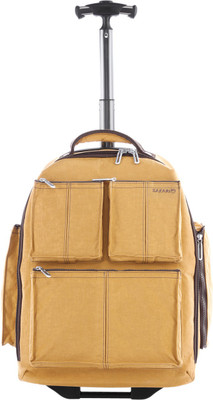 

Safari SAHARA-BACKPACK-TROLLEY 20.0 L Trolley Laptop Backpack(Yellow)