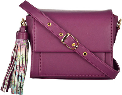 

FIZZA PURPLE PRUNE SLING Sling Bag(Multicolor, 7 inch)