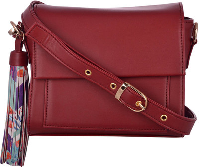 

FIZZA MAROON ISLAND SLING Sling Bag(Multicolor, 7 inch)