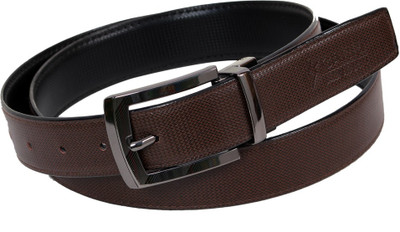 

Garri Men Casual Brown, Black Artificial Leather Reversible Belt, Black;brown