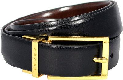 

Cross Men Casual, Formal, Party Black, Brown Genuine Leather Reversible Belt