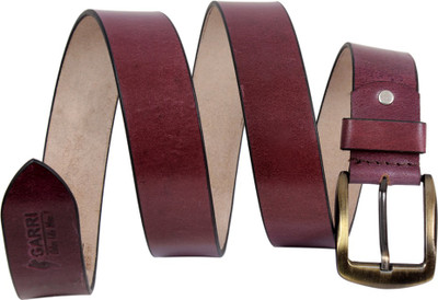 

Garri Boys Casual Maroon Genuine Leather Belt