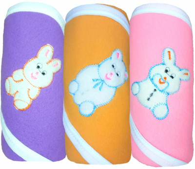 

BRANDONN Plain  Hooded Baby Blanket(Polyester, Multicolor