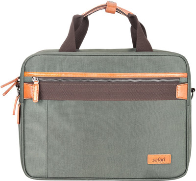

Safari PRIMUS SATCHEL Medium Briefcase - For Men & Women(Grey)