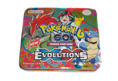 

RBS Pokemon 6 Go Evolutions Metallic Flat Box Trading Cards Pack(Multicolor)