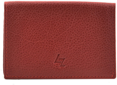 

Leather Zentrum 3 Card Holder(Set of 1, Red)