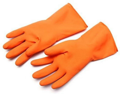 

Bruzone Latex Kitchen Premium Dry Glove Set(Medium Pack of 2)