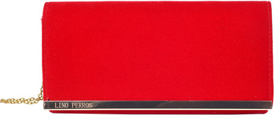

Lino Perros Party Red Clutch
