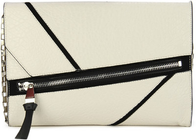 

Nine West Casual White, Black Clutch, Black;white
