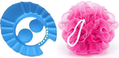 

Bruzone Bathing Loofah with Shower Cap for Daily Care(Set of 2)