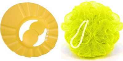 

Bruzone Bathing Loofah with Shower Cap for Daily Care(Set of 2)