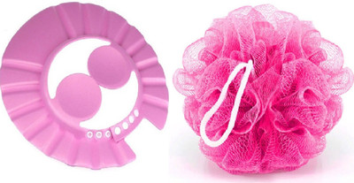 

Bruzone Bathing Loofah with Shower Cap for Daily Care(Set of 2)