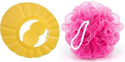 

Bruzone Bathing Loofah with Shower Cap for Daily Care(Set of 2)