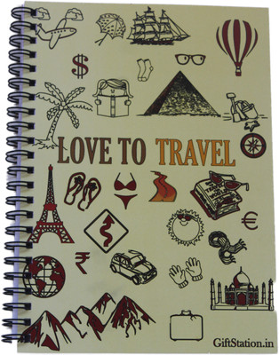 

GiftStation A5 Notebook(Travel ka Kida, Multicolor)