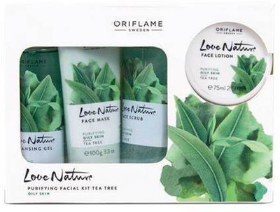 

Oriflame Sweden Love Nature Facial Kit Tea Tree 425 ml(Set of 4)