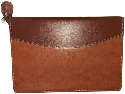 

Furious3D Brown Faux Leather Document/File Folder (A4/B4)(Set Of 1, Brown)