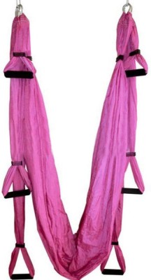 

Iris Deluxe Aerial Inversion/Sling, Flying Anti gravity Polyresin Hammock(Pink)