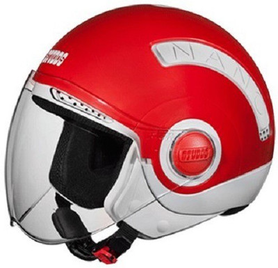 

Studds NANO 560 Motorbike Helmet(White, Red, Red;white