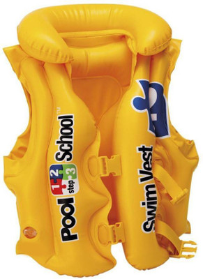 

Muren Swim Vest for Kids Inflatable Pool Accessory(Yellow)