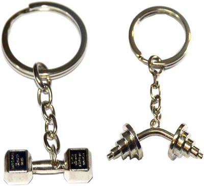 

Afwan Dumble & Curve Dumble Pack of 2 Key Chain