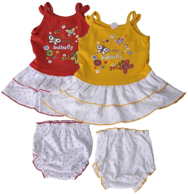 

Hafeela Girls Casual Dress Panty(Multicolor, Multicolour