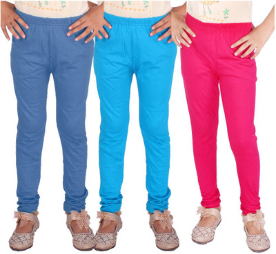 DIAZ Legging For Girls(Multicolor Pack of 3)