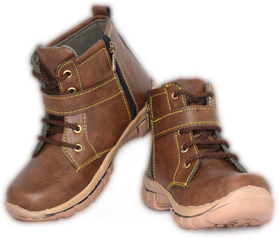 

Hiker Boys Lace Casual Boots(Brown