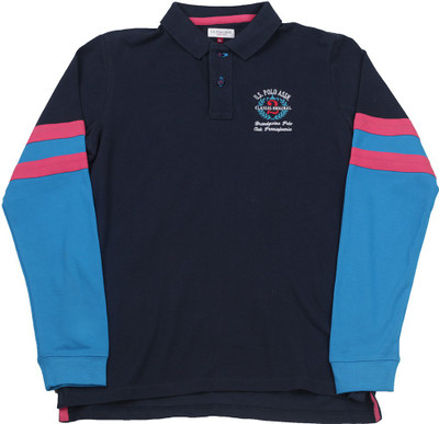 

US Polo Kids Boys Solid Cotton T Shirt(Blue, Pack of 1, Navy