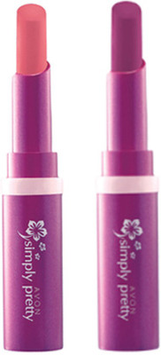 

Avon Anew Color Last Lipsick (set of 2 ) -((lucky orange - rare raspberry), 4 g)