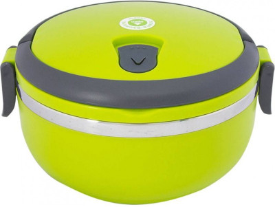 

Palakz One Layer 1 Containers Lunch Box(600 ml), Green