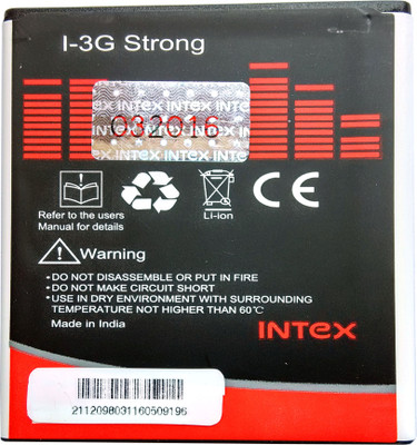

Intex Mobile Battery For intex aqua 3g strong