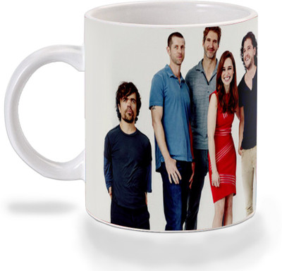 

Mooch Wale Game Of Thrones Behind The Scene Ceramic Mug(325 ml), Multicolor
