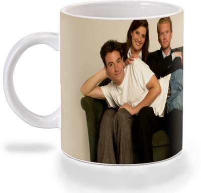 

Mooch Wale How I Met Your Mother Ted With All Ceramic Mug(325 ml), Multicolor