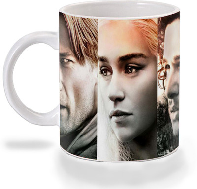 

Mooch Wale Game Of Thrones Game Changers Art Ceramic Mug(325 ml), Multicolor