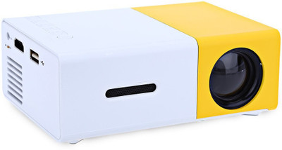 

Microware YG 300 600 lm LED Corded & Cordless Mobiles Portable Projector(Multicolor)