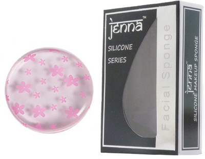 

Jenna Silicone Makeup Beauty Sponge for Concealer and Foundation – Applicator for Cosmetic Blending (RoundPinkFlower)